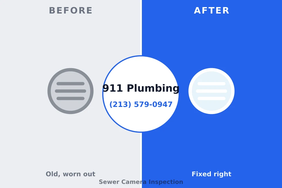 Before and after: plumbing repair Lady Lake, FL